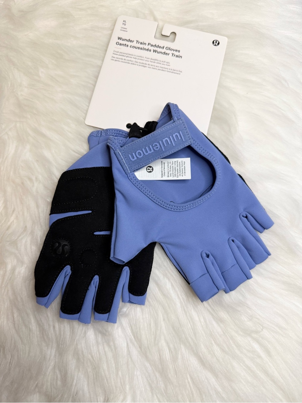 Lululemon Wunder Train Padded Gloves Size XL PREB New